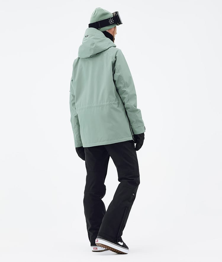 Annok W Snowboard Jacket Women Faded Green, Image 5 of 8