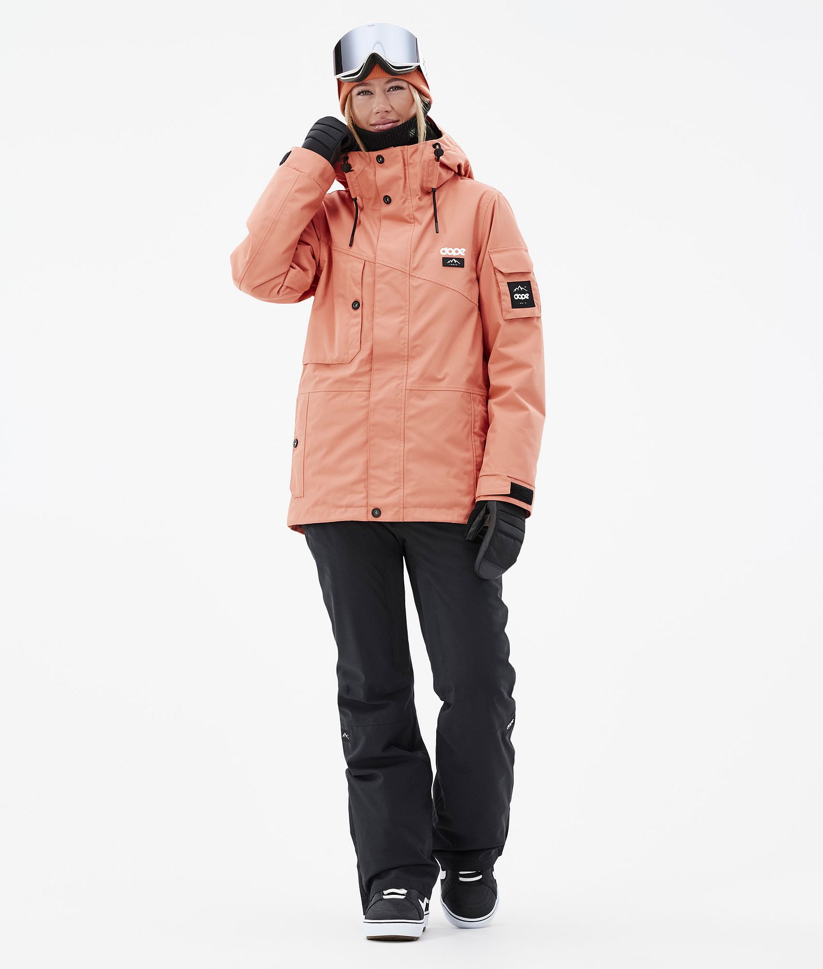 Adept W Snowboard Jacket Women Peach, Image 3 of 10