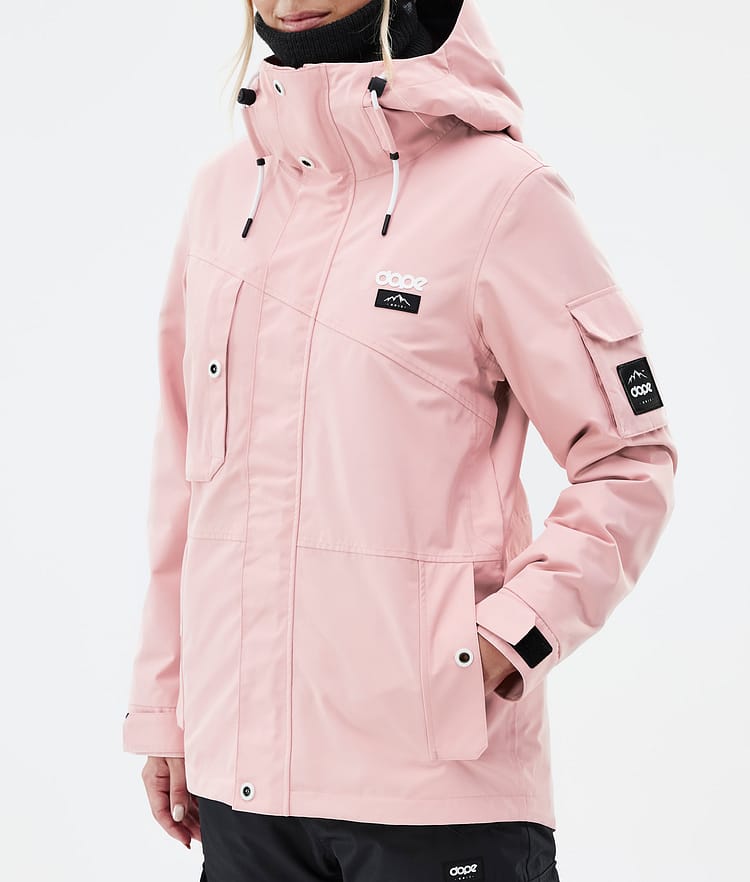 Adept W Snowboard Jacket Women Soft Pink, Image 8 of 9