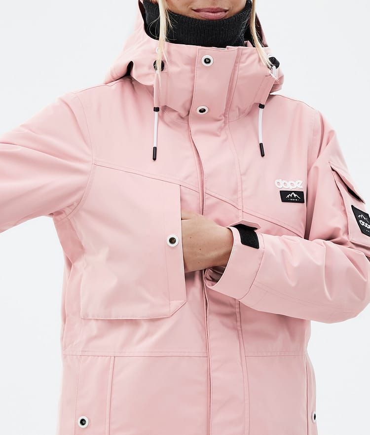 Adept W Snowboard Jacket Women Soft Pink, Image 9 of 9