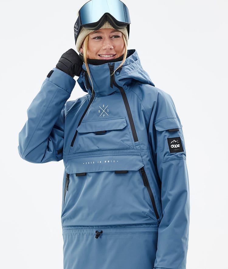 Akin W Snowboard Jacket Women Blue Steel, Image 2 of 9