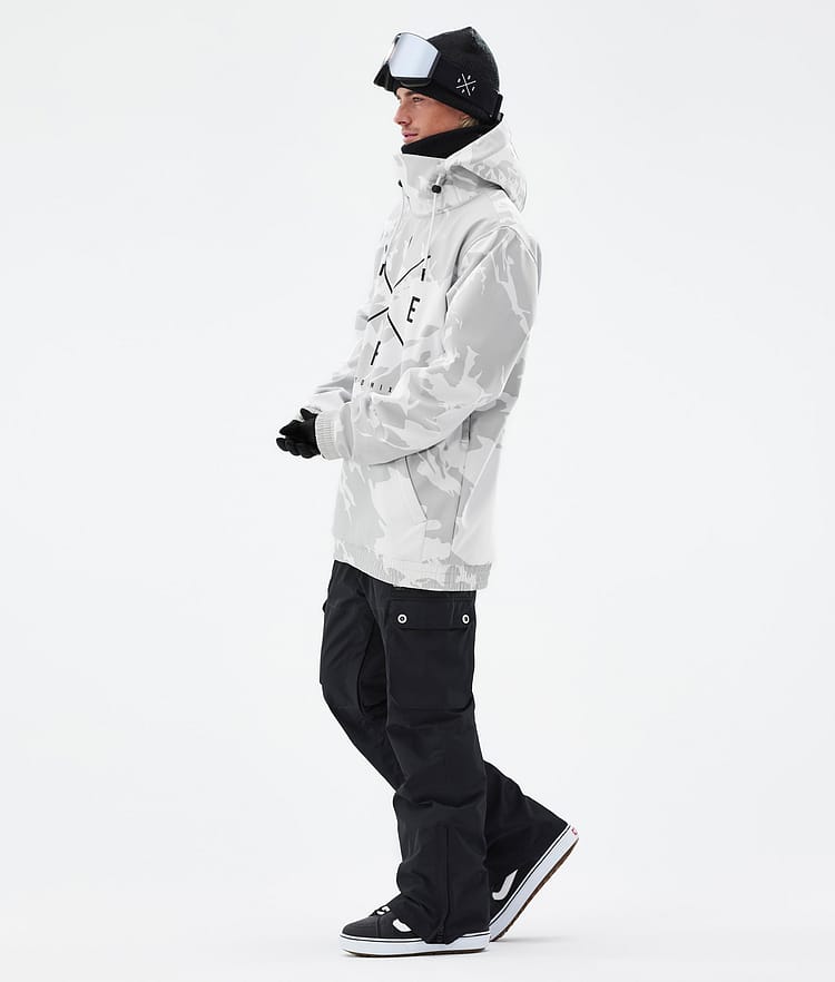 Yeti Snowboard Jacket Men 2X-Up Grey Camo, Image 4 of 8
