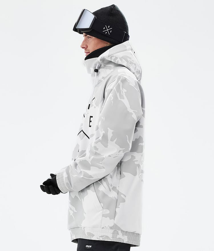 Yeti Snowboard Jacket Men 2X-Up Grey Camo, Image 6 of 8