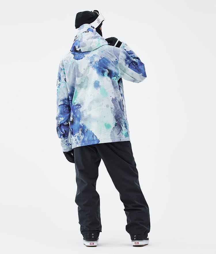 Blizzard Full Zip Snowboard Jacket Men Spray Blue Green, Image 5 of 9