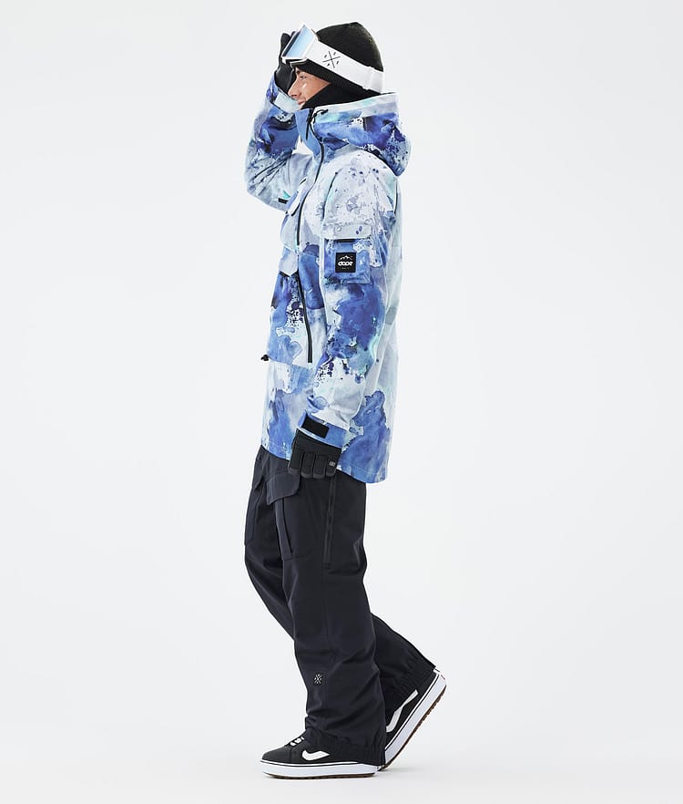 Akin Snowboard Jacket Men Spray Blue Green, Image 4 of 8