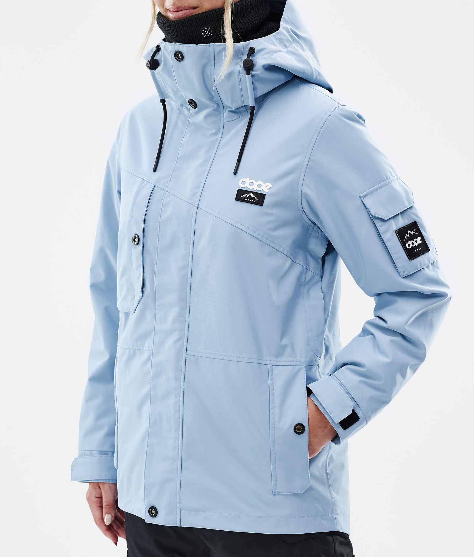 Adept W Snowboard Jacket Women Light Blue, Image 7 of 9