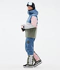 Legacy Track W Snowboard Jacket Women Blue Steel/Light Grey/Soft Pink/Greenish, Image 3 of 8