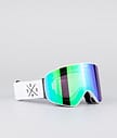 Flush 2X-UP Gafas de esquí Hombre White W/White Green Mirror