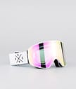 Flush 2X-UP Gafas de esquí Hombre White W/White Pink Mirror