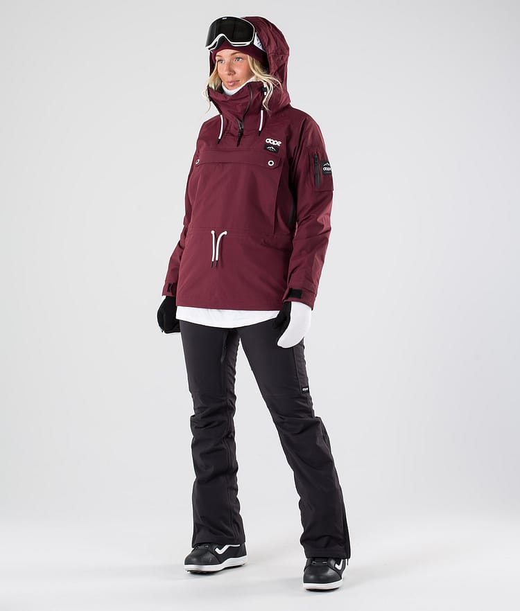 Annok W 2019 Snowboard Jacket Women Burgundy, Image 8 of 9