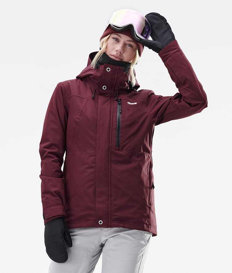 Divine W Skijacke Damen Burgundy, Bild 4 von 9