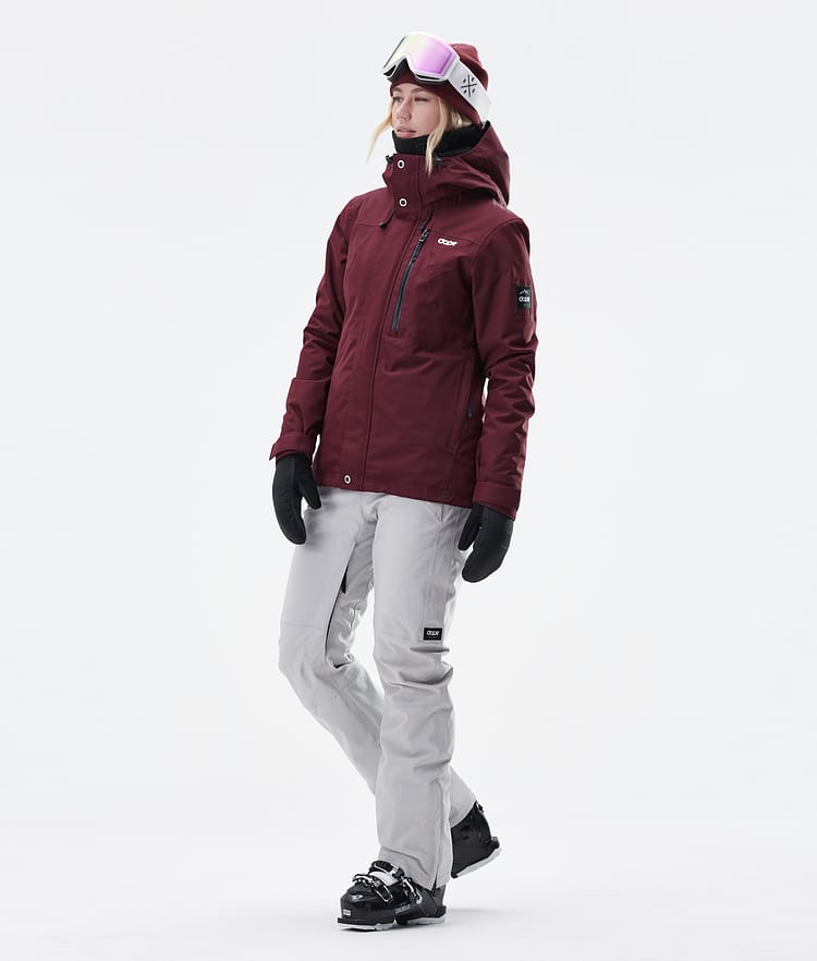 Divine W Skijacke Damen Burgundy, Bild 5 von 9