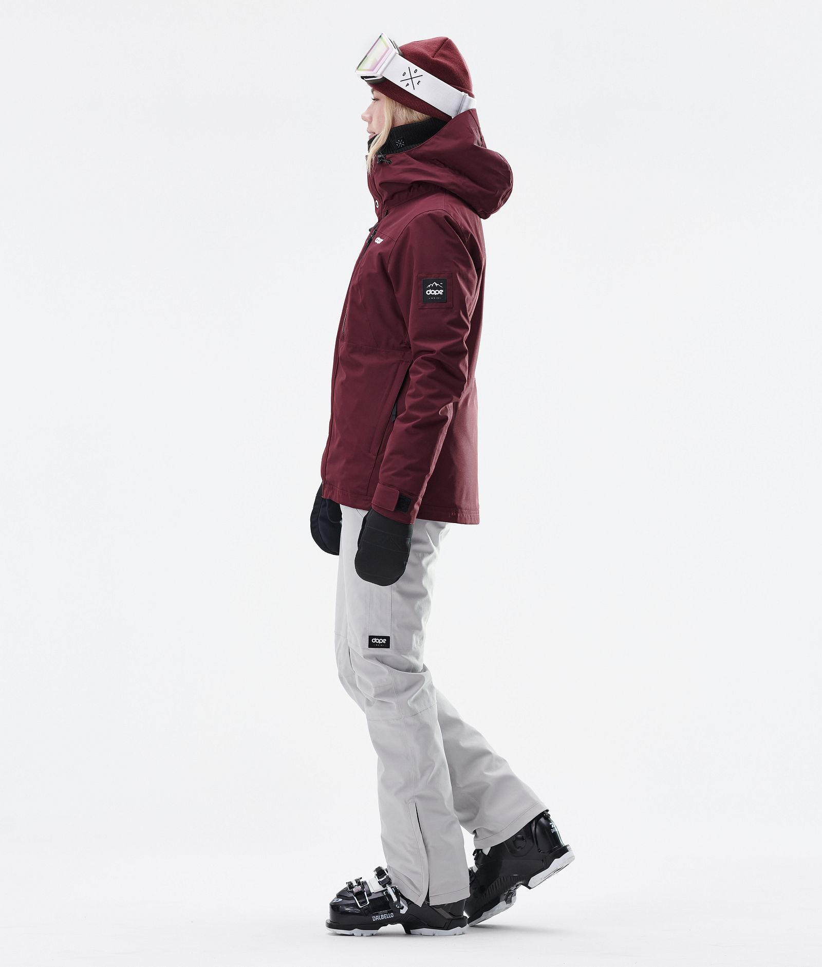 Divine W Skijacke Damen Burgundy, Bild 8 von 9