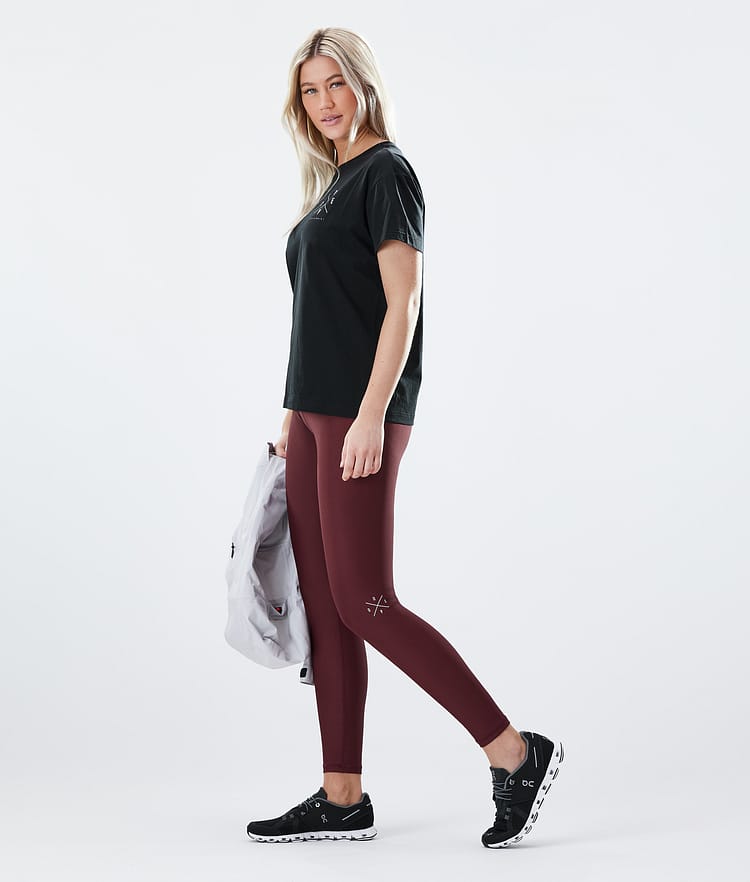 Razor Leggings Mujer Burgundy, Imagen 4 de 9
