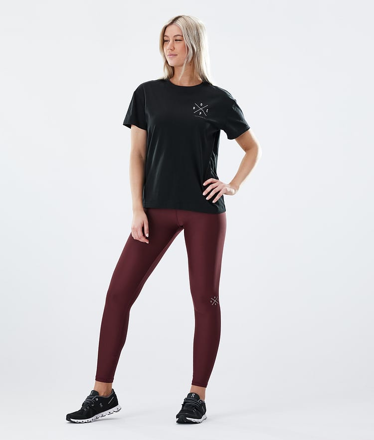 Razor Leggings Mujer Burgundy, Imagen 6 de 9