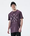 Daily T-shirt Mężczyźni 2X-UP Faded Grape