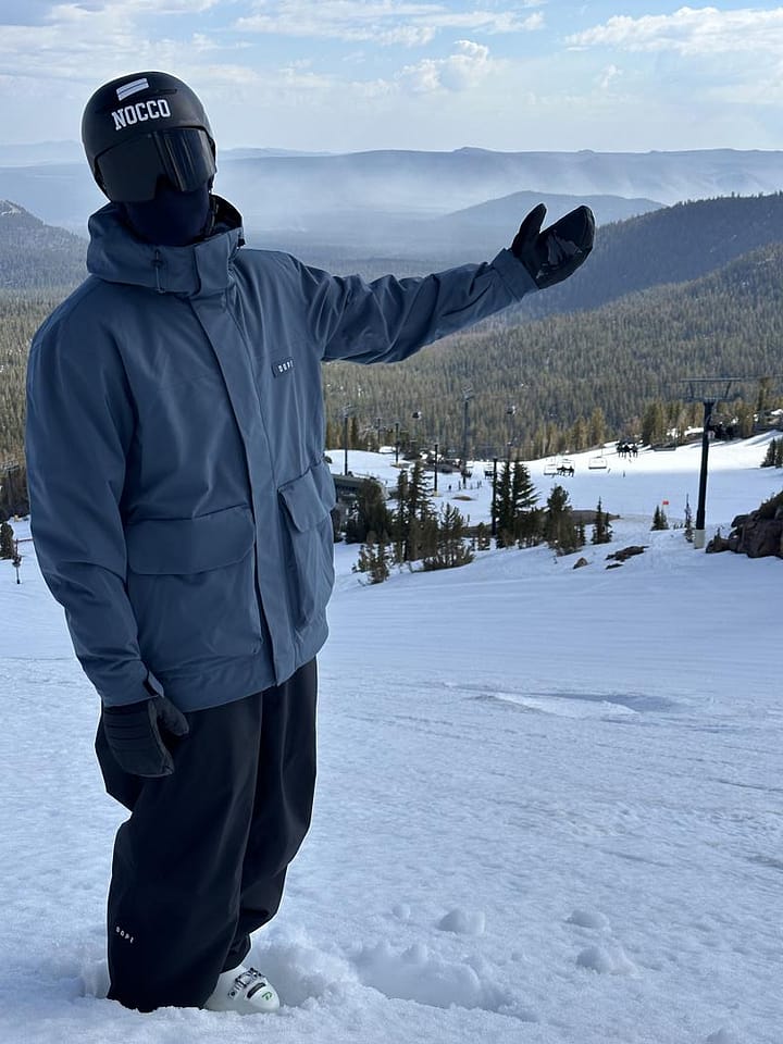 Acme Veste Snowboard Homme Metal Blue Renewed