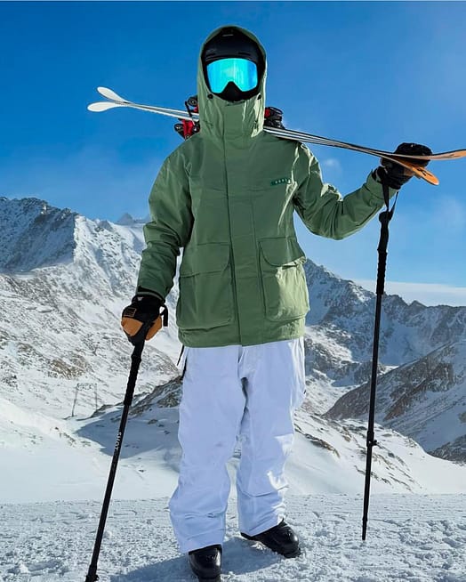Kunde @ytsteepsteep in Acme Snowboardjacke Herren Moss Green