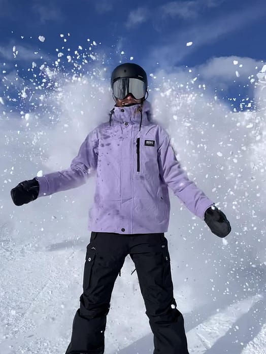 Client @irinaruegg dans Blizzard W Full Zip Veste de Ski Femme Faded Violet
