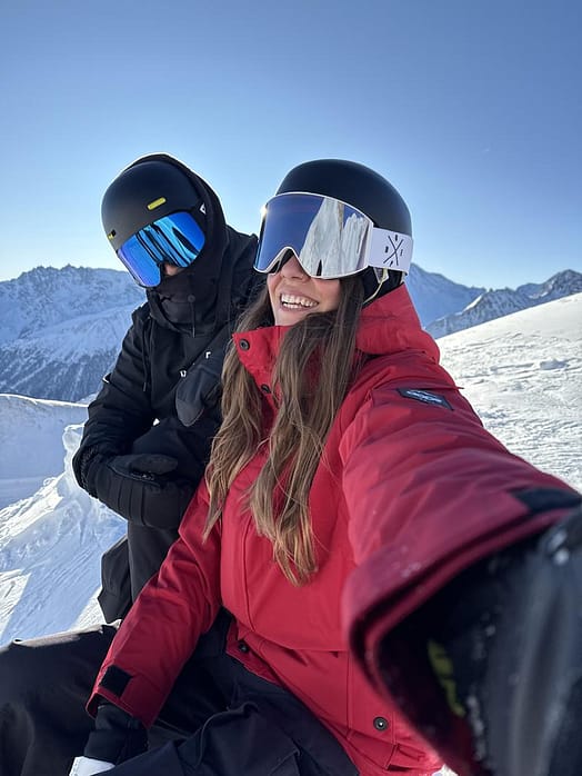 Kunde @mouns__ in Adept W Snowboardjacke Damen Deep Red Renewed