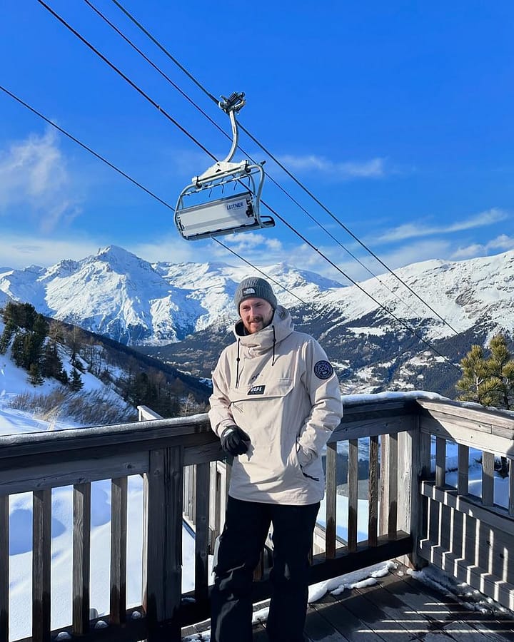Blizzard Snowboardjacka Herr Sand