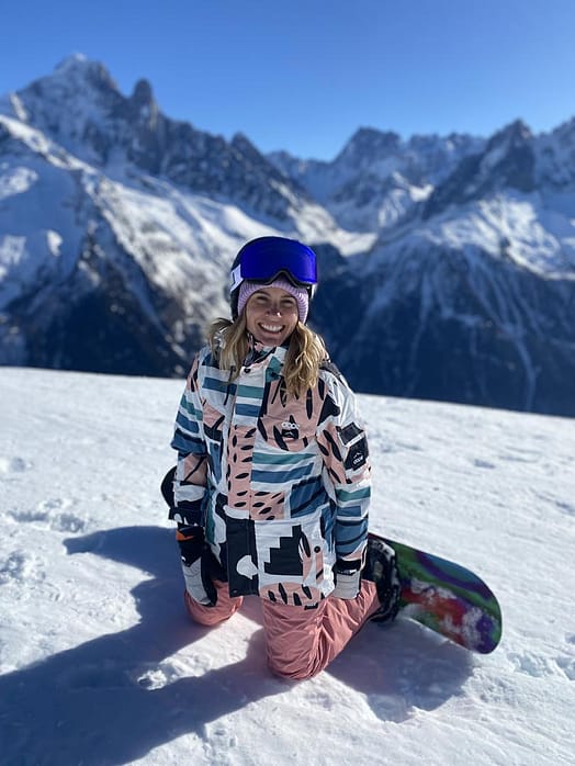 Kunde @moonroxyoga in Adept W Snowboardjacke Damen Melon Renewed