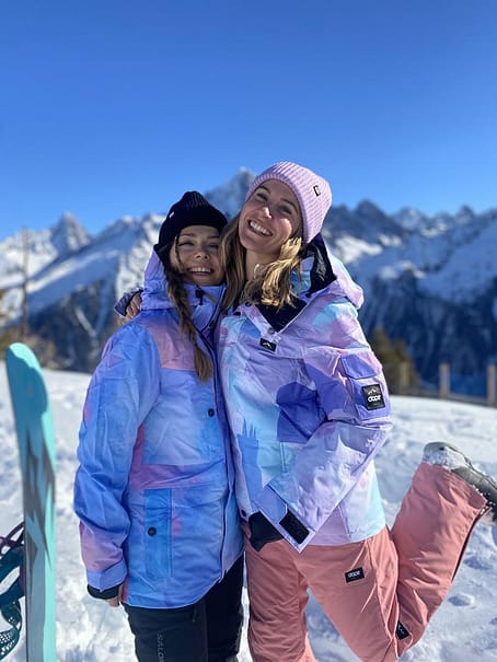 Client @moonroxyoga dans Adept W Veste de Ski Femme Dawn
