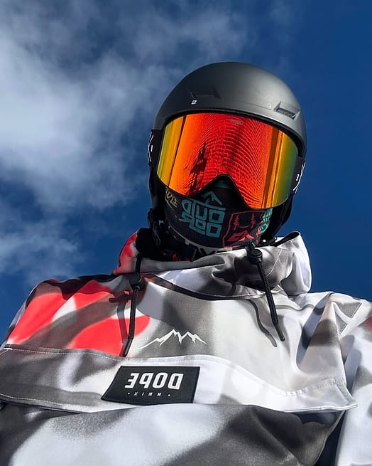 Kunde @lifeandsnowboard in Blizzard Snowboardjacke Herren Spray Black Red