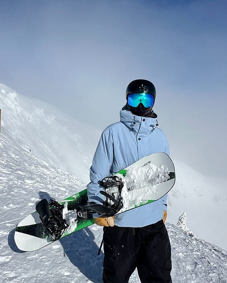 Cliente @nicos_pow en Legacy Chaqueta Snowboard Hombre Light Blue