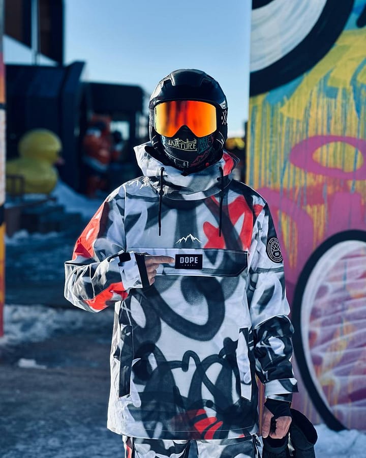 Blizzard Snowboard Jacket Men Spray Black Red