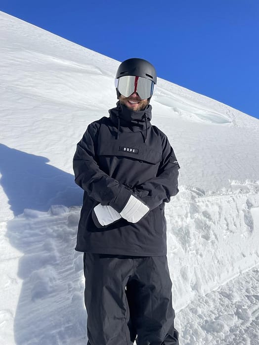 Klant @seb.on.snow in Blizzard Snowboard jas Heren Corduroy Black