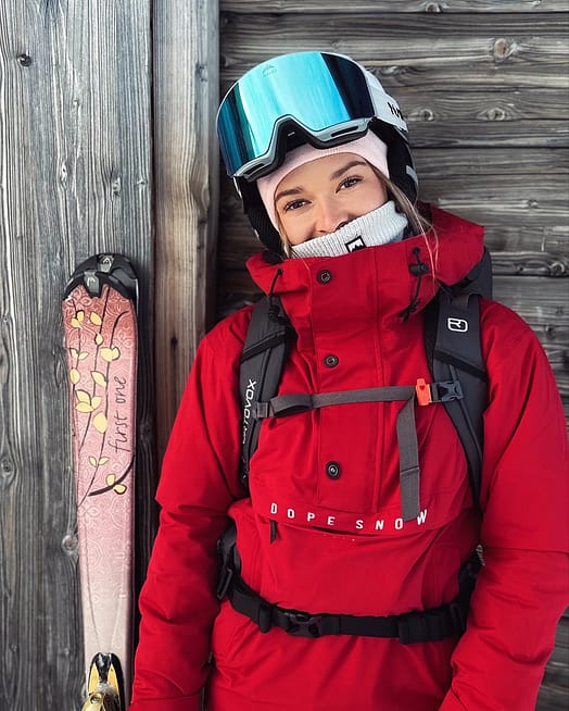 Client @bare_na dans Legacy W Veste de Ski Femme Deep Red