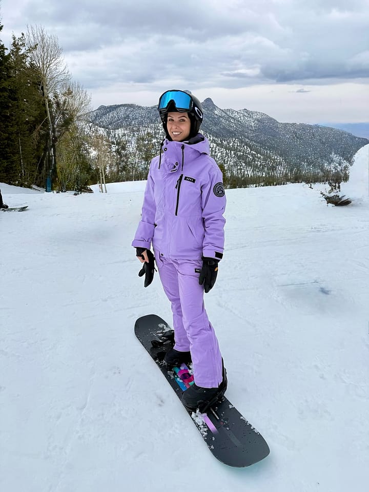 Client @brittanycatore dans Blizzard W Full Zip 24 Veste Snowboard Femme Faded Violet