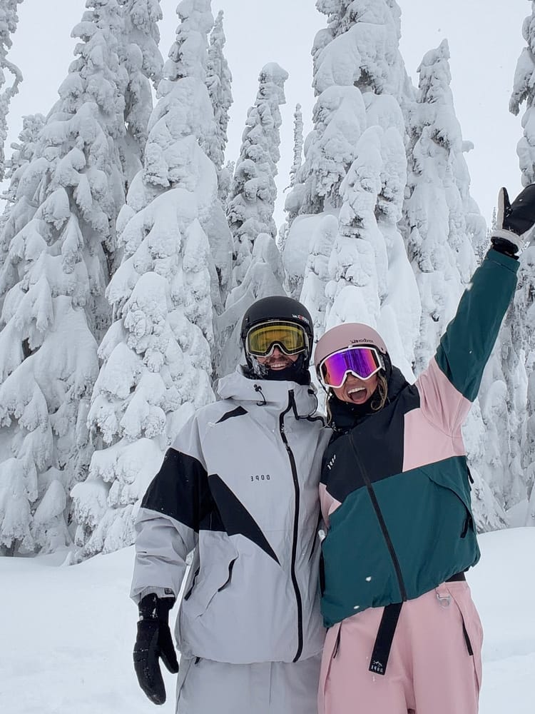 Customer @nicos_pow in Big 25 Snowboard Bukser Herre Light Grey Renewed