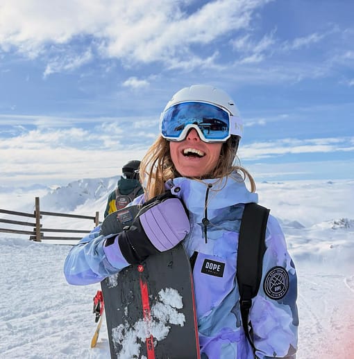 Kunde @menthealou i Dope Blizzard W Full Zip Ski Jacket Blot Violet