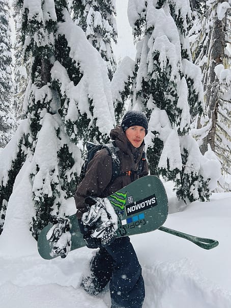 Customer @sventhorgren in Big Snowboard Pants Men Black