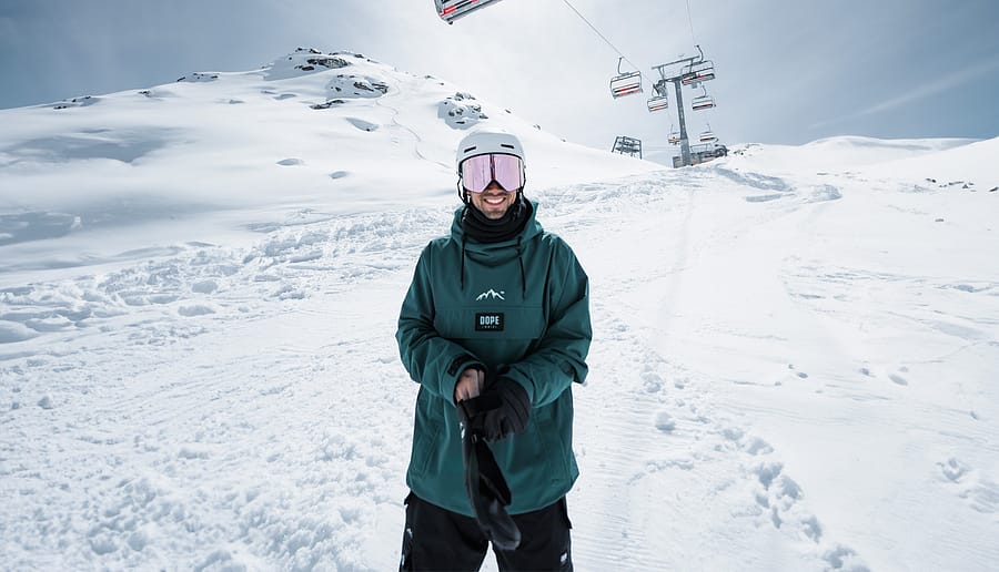 Dope Blizzard Snowboard Jacket Bottle Green