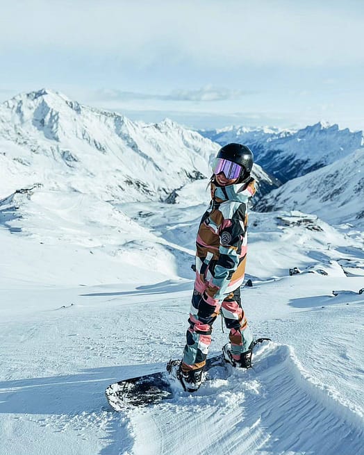 Cliente @skvikskvik in Blizzard W Giacca Snowboard Donna Shards Gold Muted Pink Renewed