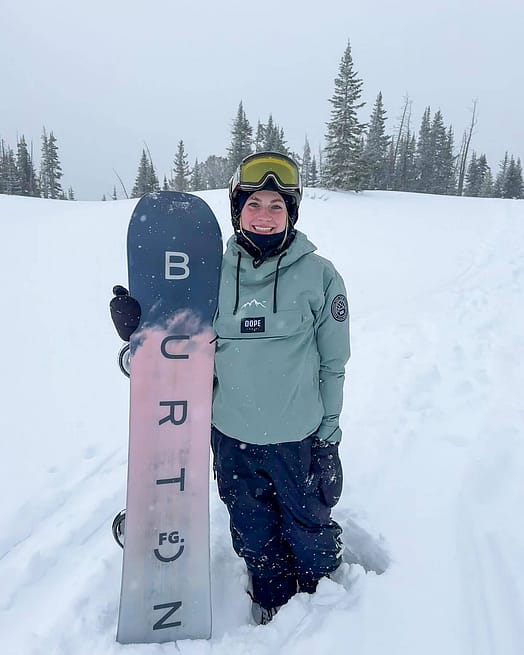 Cliente @ariaanabaker en Blizzard W Chaqueta Snowboard Mujer Faded Green