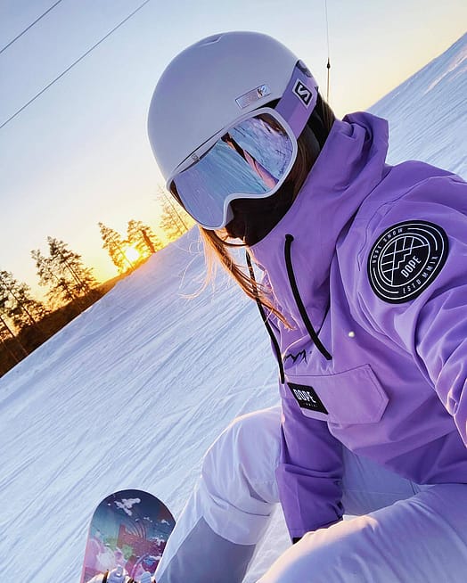 Client @iidakaroliinaa dans Blizzard W 2021 Veste Snowboard Femme Faded Violet