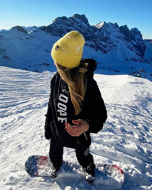 Klient @eveline_noll w Chunky Czapka Beanie Faded Yellow