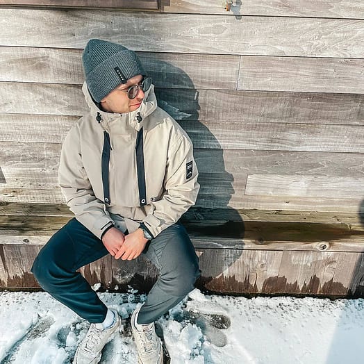 Customer @jonas_voelmicke in Mojo Ski Jacket Men Sand