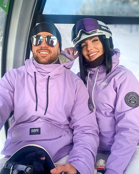 Cliente @b_dylewska_ en Wylie W Chaqueta Esquí Mujer Capital Faded Violet