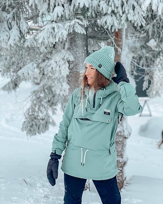 Zákazník @sabinapuskova v Chunky 2021 Beanie čepice Faded Green