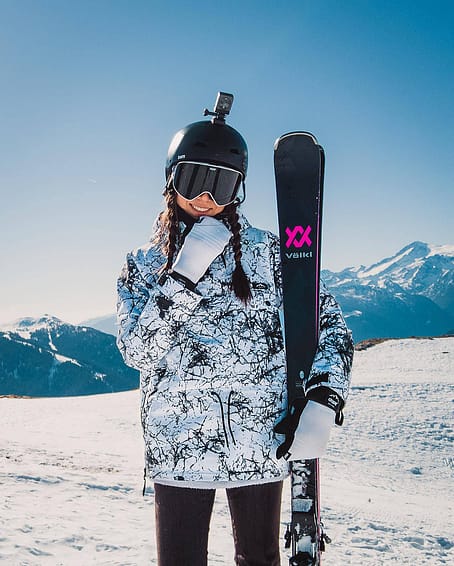 Klient @lovatochiara w Annok W 21 Kurtka Snowboardowa Kobiety Rock