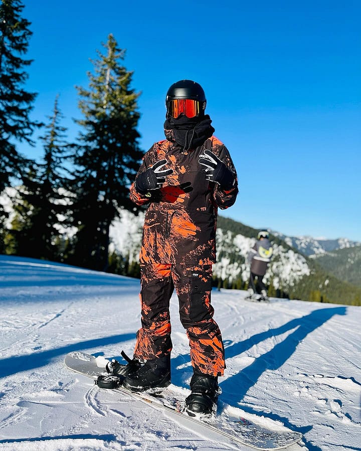 Klient @aziole23 w Annok 21 Kurtka Snowboardowa Mężczyźni Paint Orange