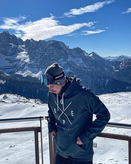 Kund @mcudignoto i Yeti 2021 Snowboardjacka Herr 2X-Up Metal Blue