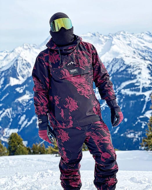 Klient @mortentoftholm w Blizzard 2021 Kurtka Snowboardowa Mężczyźni Paint Burgundy