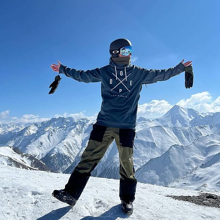 Kund @dominik.luukas i Yeti 2021 Snowboardjacka Herr 2X-Up Metal Blue