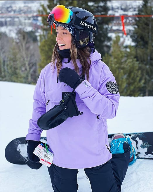 Client @haleythe_us dans Blizzard W 2021 Veste Snowboard Femme Faded Violet